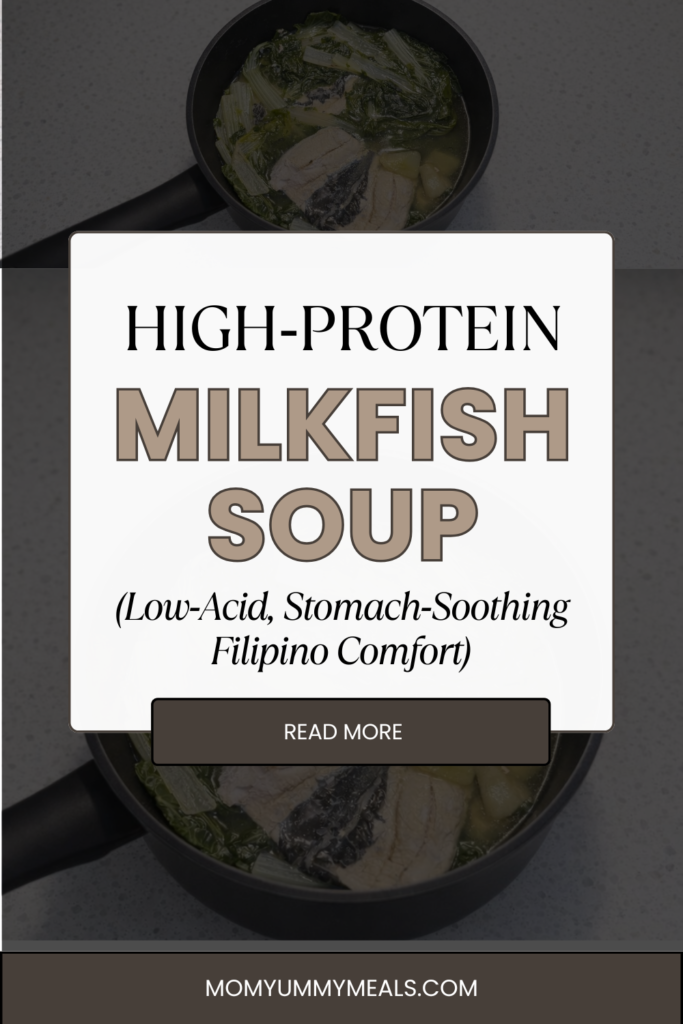 Milkfish Soup with Bokchoy & Sayote