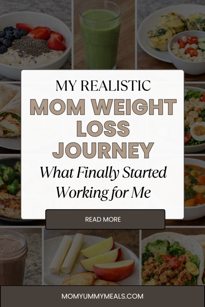 My Realistic Mom Weight Loss Journey