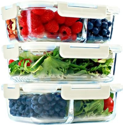 glass meal prep containers